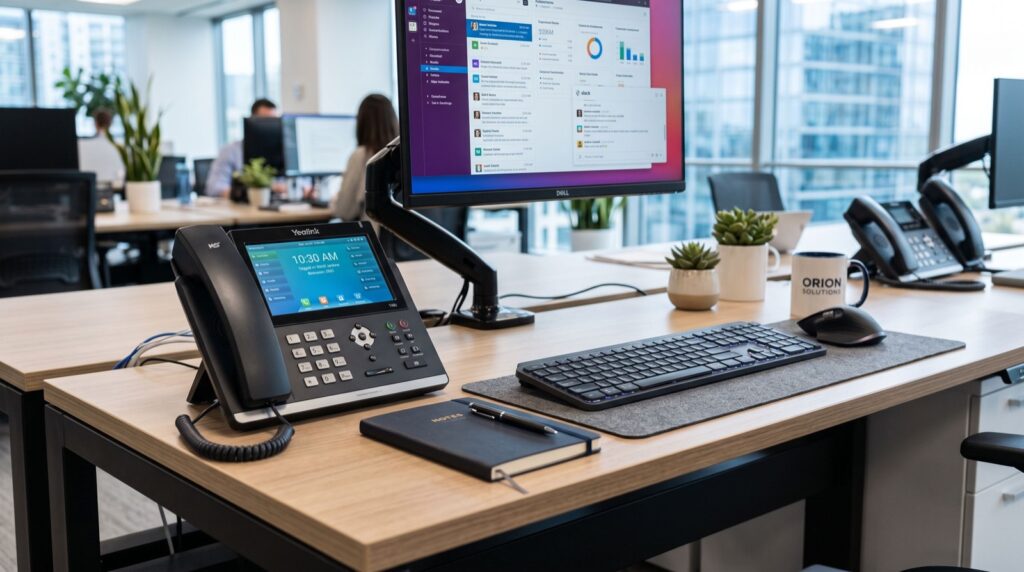 Fanvil V50P Basic Level IP Phone for Hybrid Work